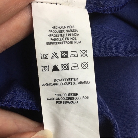 Atmosphere Dressy, Sleeveless, V-Neck Romper, Blue, Size 10 - Picture 7 of 17